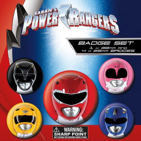Power Rangers Badge Pack £2.99